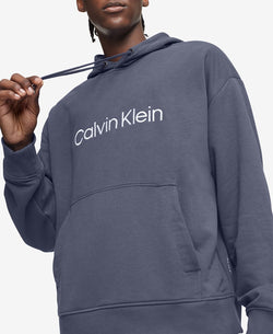 Calvin Klein Relaxed Fit Logo French Terry Hoodie Grisaille thumbnail 2