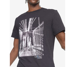 Calvin Klein Relaxed Fit Logo Graphic Print T-shirt NYC Black thumbnail 2