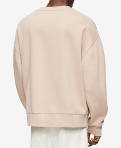 Calvin Klein Relaxed Fit Wide Logo-print Sweatshirt Rugby Tan thumbnail 2