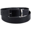 Calvin Klein Reversible Textured Ck Monogram Logo Belt Black
