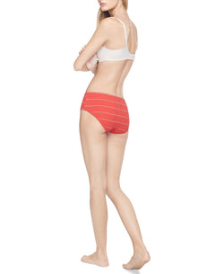 Calvin Klein Ribbed Hipster Spaced Stripe_strawberry Shake thumbnail 2