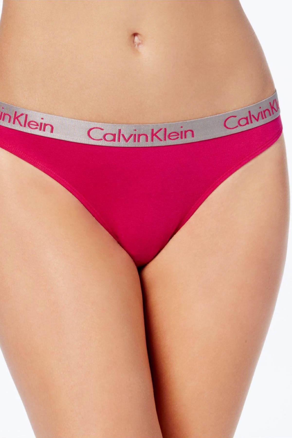Calvin Klein Roseate Radiant Cotton Thong