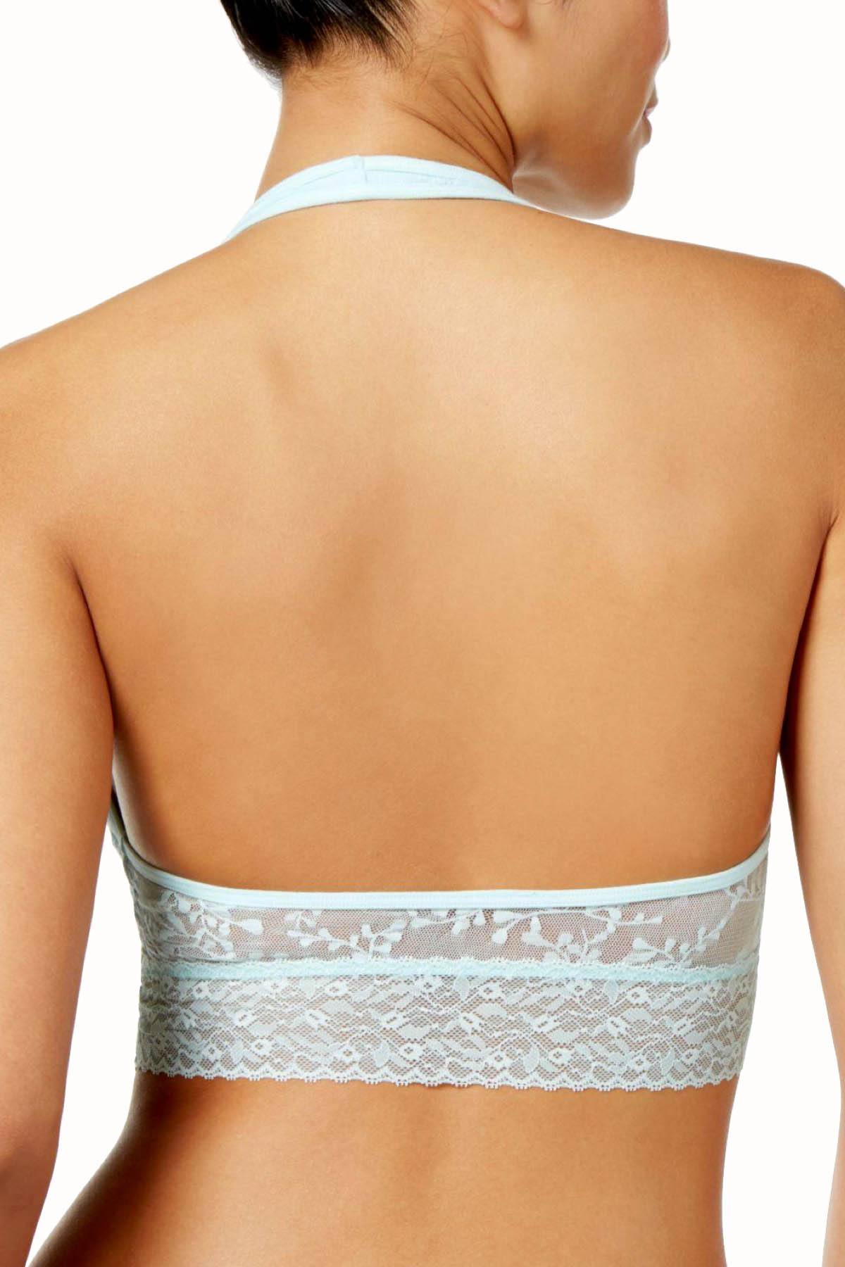 Calvin Klein Salt-Lake Bare Lace Halter Bralette