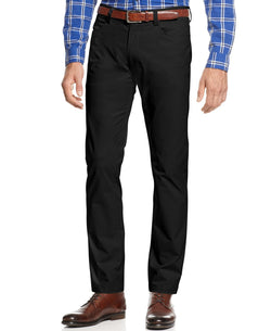 Calvin Klein Sateen Slim Fit Stretch Pants / Black thumbnail 2