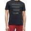 Calvin Klein Satin Stripe Logo Crewneck T-shirt Black