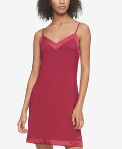 Calvin Klein Satin-trim Chemise Nightgown Rebellious thumbnail 1