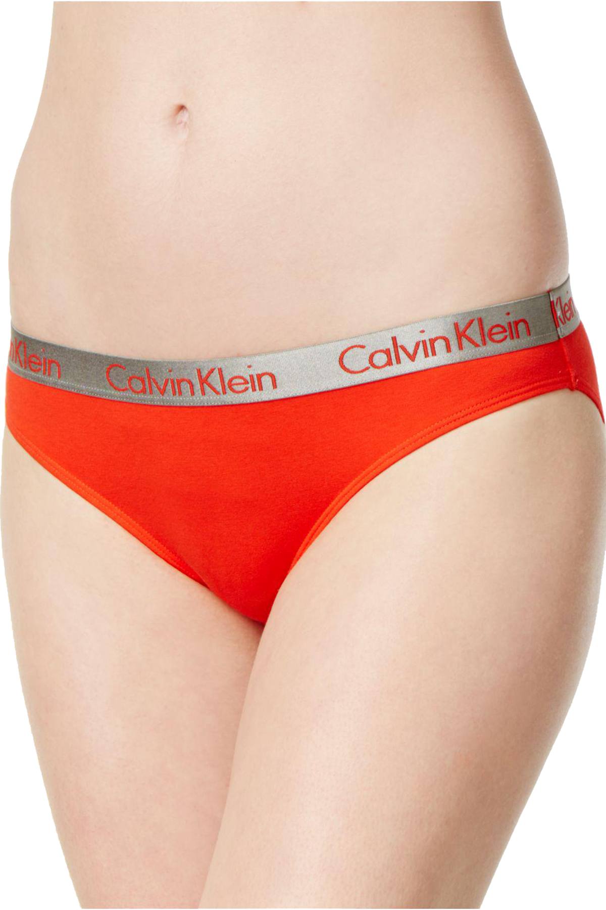 Calvin Klein Scandal-Orange Radiant Cotton Bikini Brief