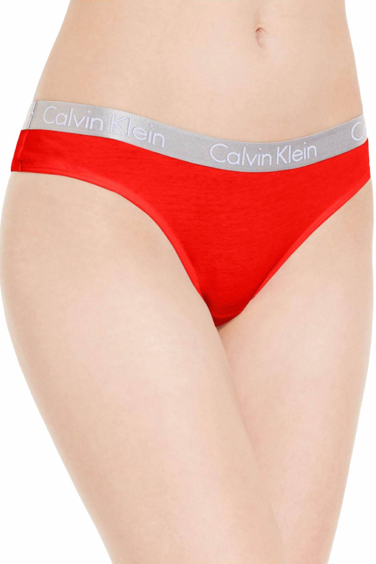 Calvin Klein Scandal-Red Radiant Cotton Thong