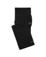 Calvin Klein Scarf And Beanie Set Black