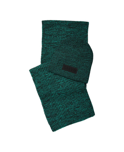 Calvin Klein Scarf And Beanie Set Green