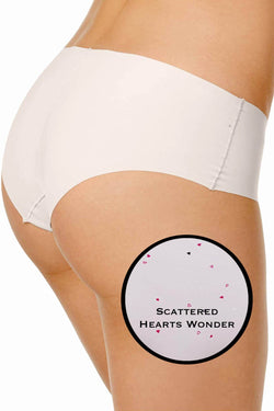 Calvin Klein Scattered-Hearts Wonder Invisibles Hipster thumbnail 3