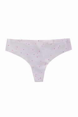 Calvin Klein Scattered-Hearts Wonder Invisibles Thong thumbnail 1