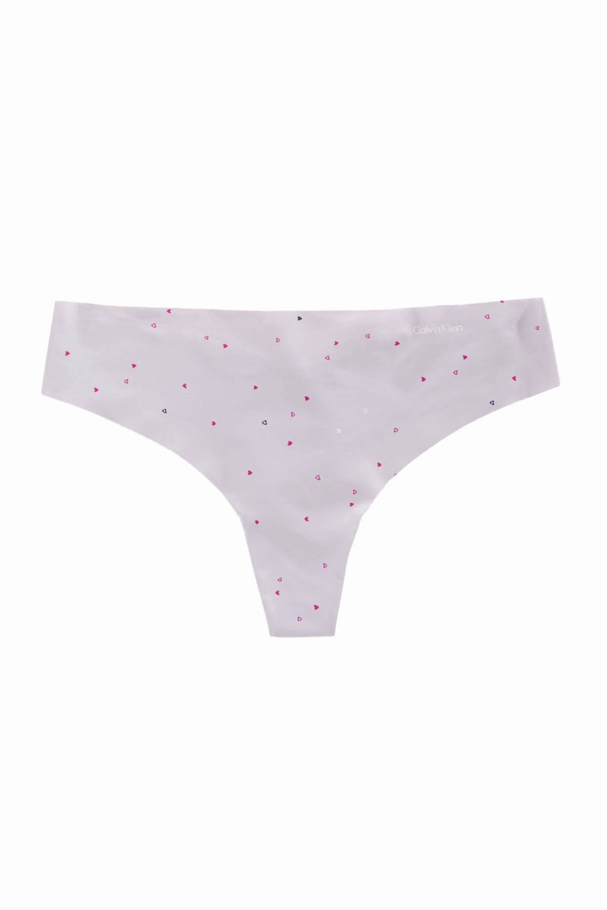 Calvin Klein Scattered-Hearts Wonder Invisibles Thong