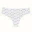 Calvin Klein Scripted-Lines Invisibles Thong