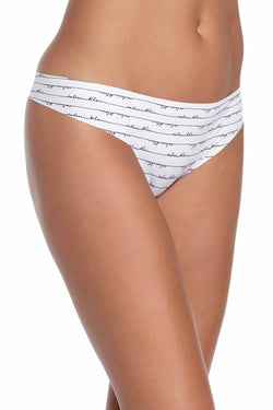 Calvin Klein Scripted-Lines Invisibles Thong thumbnail 1