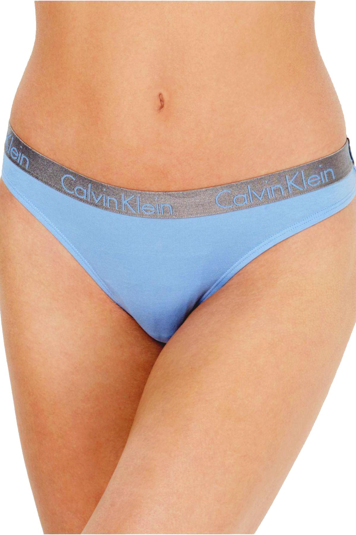 Calvin Klein Sensory Blue Radiant Cotton Thong