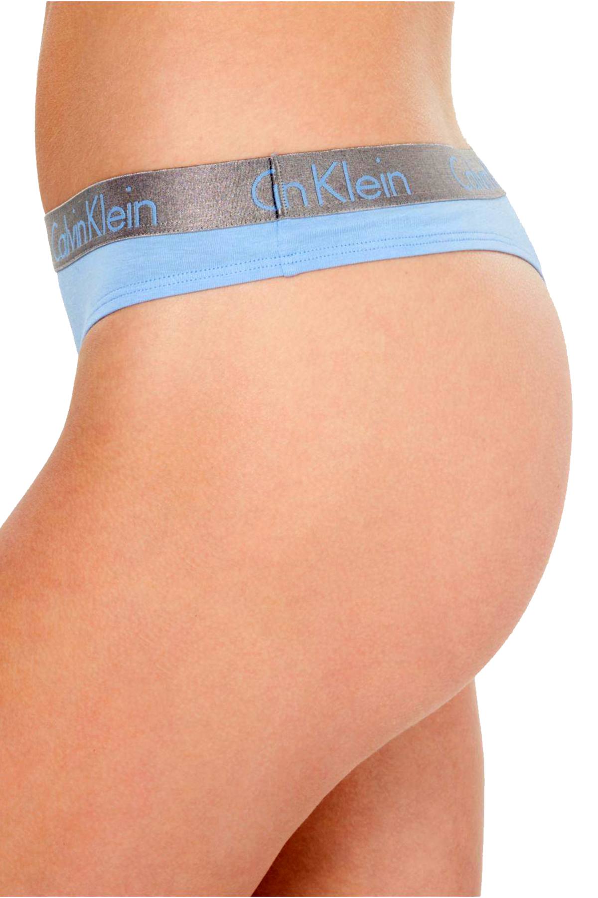Calvin Klein Sensory Blue Radiant Cotton Thong
