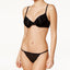 Calvin Klein Sheer Marquisette Lightly-lined Demi Bra Qf1839 Black