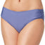 Calvin Klein Shirred Hipster Bikini Bottom in Anthracite
