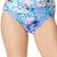 Calvin Klein Shirred Hipster Bikini Bottom in Chateau Floral