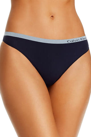 Calvin Klein Shoreline-Blue Pure Seamless Thong