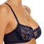 Calvin Klein Shoreline-Navy Bird-Lace Picot-Trim Balconette Bra
