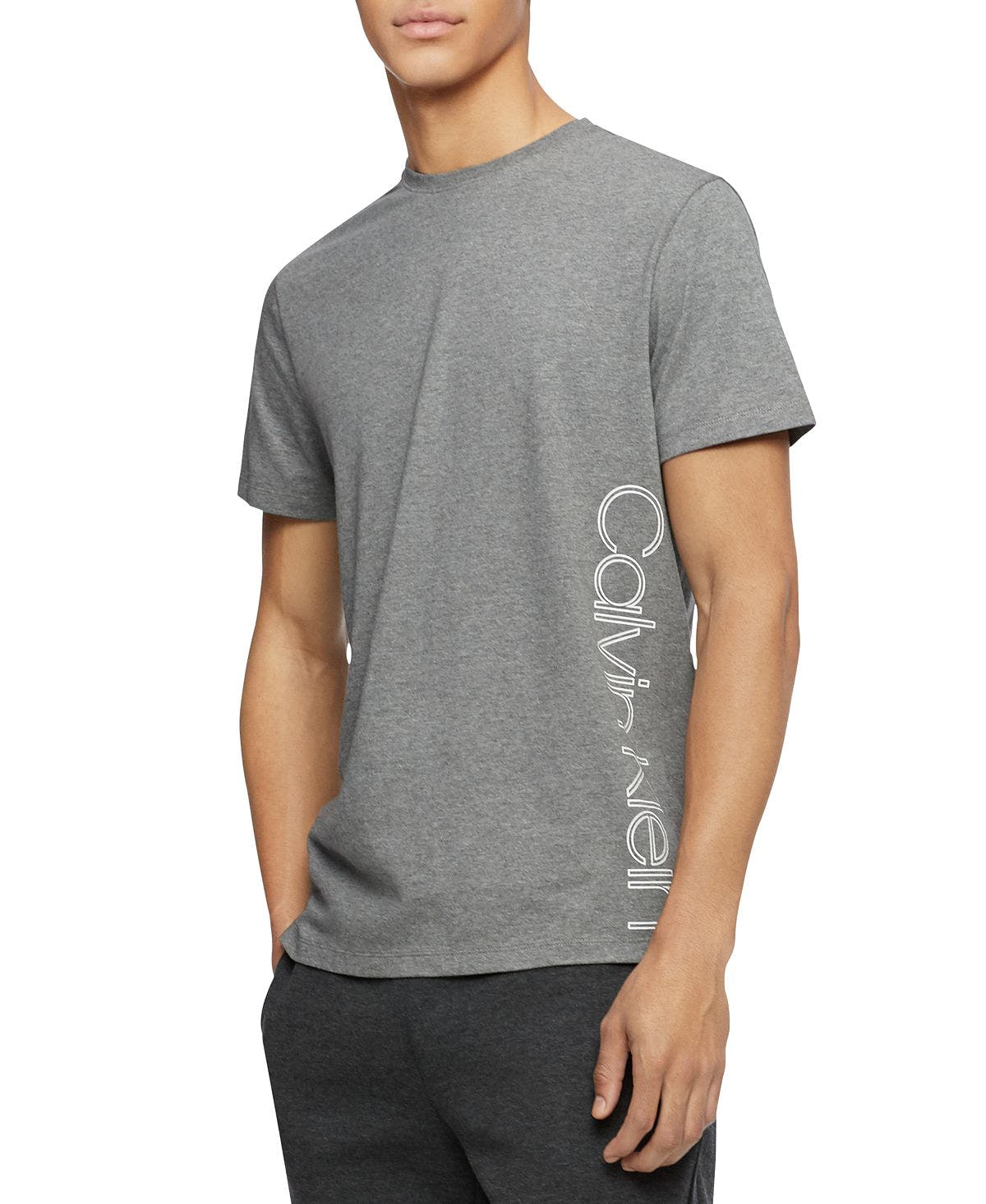 Calvin Klein Side Logo T-shirt Dark Gray