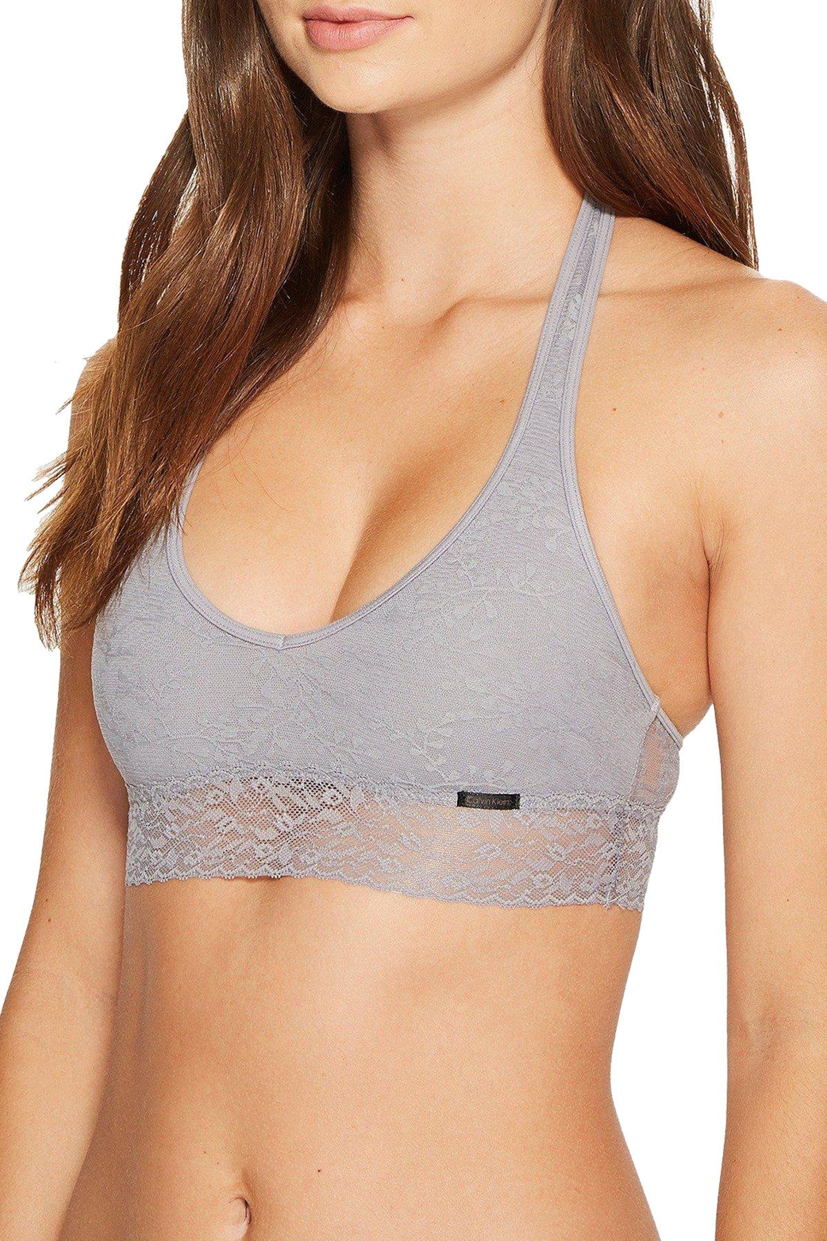 Calvin Klein Silverlock Bare Lace Halter Bralette