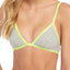 Calvin Klein Simple-Grid Logo 3-in-1 Triangle Bralette