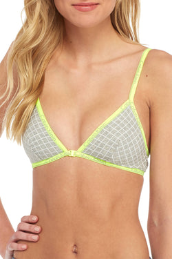 Calvin Klein Simple-Grid Logo 3-in-1 Triangle Bralette thumbnail 2
