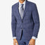 Calvin Klein Skinny-fit Infinite Stretch Solid Suit Jacket Blue Plaid