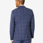 Calvin Klein Skinny-fit Infinite Stretch Solid Suit Jacket Blue Plaid