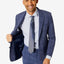 Calvin Klein Skinny-fit Infinite Stretch Solid Suit Jacket Blue Plaid