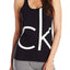 Calvin Klein Sleepwear Black Racerback Logo Tank Top