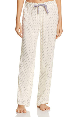 Calvin Klein Sleepwear Ivory Floating-Diamond Print Woven Viscose PJ Pant thumbnail 1