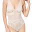 Calvin Klein Sleepwear Ivory Perfectly Fit Mesh And Lace Bodysuit