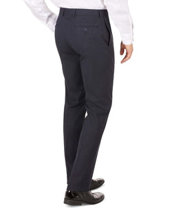 Calvin Klein Slim-fit Mini-check Dress Pants Blue Mini Check thumbnail 4