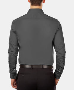 Calvin Klein Slim-fit Stretch Flex Collar Dress Shirt Online Exclusive Grey thumbnail 2