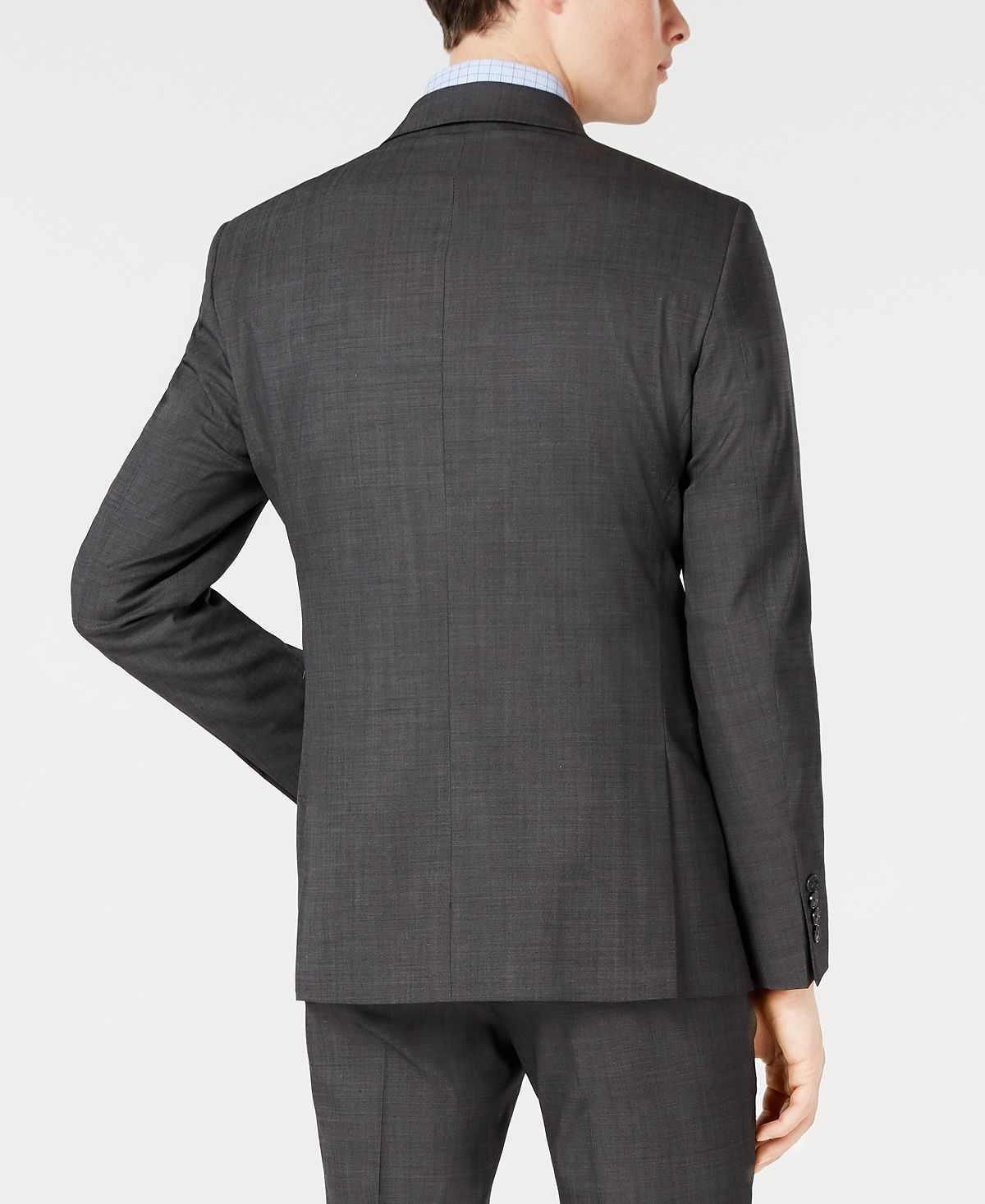 Calvin Klein Slim-fit Stretch Solid Suit Jacket Black