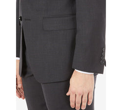 Calvin Klein Slim-fit Wool Suit Separates Jacket Black/brown thumbnail 3