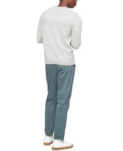 Calvin Klein Solid Crewneck Merino Wool Sweater Heroic Grey Heather thumbnail 3