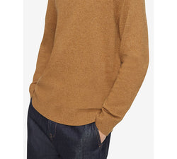 Calvin Klein Solid Crewneck Merino Wool Sweater Otter thumbnail 2