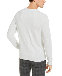 Calvin Klein Solid Liquid Sweater Pale Grey Heather thumbnail 2
