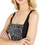 Calvin Klein Solid Pleated One-piece Swimsuit Black Sandstone