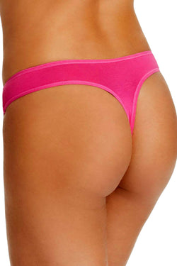 Calvin Klein Sophie-Pink Form Cotton Thong thumbnail 1