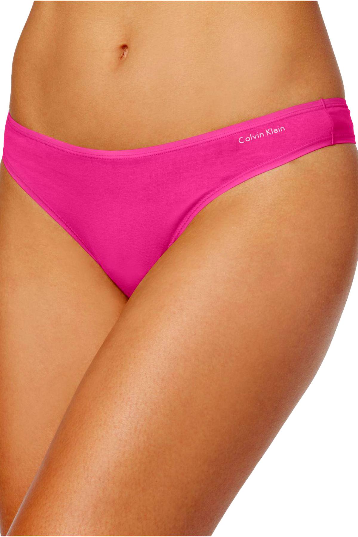 Calvin Klein Sophie-Pink Form Cotton Thong