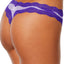 Calvin Klein Spaced-Stripe Coquette Lace Thong