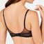 Calvin Klein Spotted Floral Lace Plunge Push-up Bra Qf5220 Black