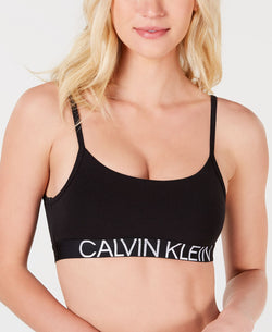 Calvin Klein Statement 1981 Logo Reversible Bralette Qf5176 Black thumbnail 1