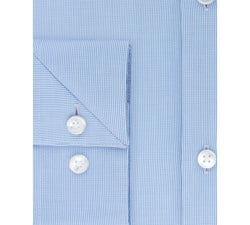 Calvin Klein Steel Big & Tall Slim-fit Non-iron Performance Stretch Unsolid Solid Dress Shirt Brightblue thumbnail 2